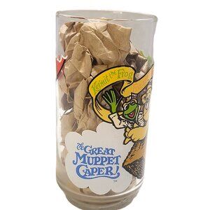 1981 Henson Associates Inc. Series Muppet KERMIT FOZZY Drinking Glass McDonald's